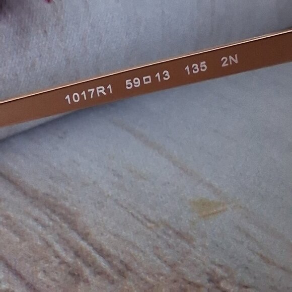 Michael Kors Aviator Rose Gold & partial Pink frame Sunglasses NWT & CASE - Picture 9 of 10